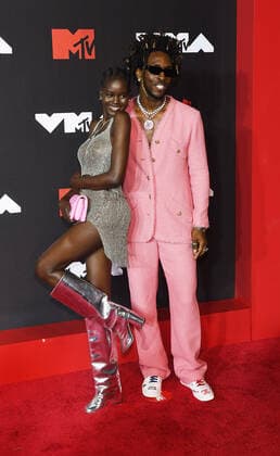 June 8, 2017, New York, NY, USA: SAINt JHN and Guest attends the 2021 MTV Video Music Awards at Barclays Center on September 12, 2021 in the Brooklyn borough of New York City. New York USA - ZUMAs181 20170608_zea_s181_128 Copyright: xImagespacex
