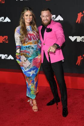 NEW YORK, NY- SEPTEMBER 12: Dee Devlin and Conor McGregor at the 2021 MTV Video Music Awards at Barclays Center on September 12, 2021 in Brooklyn, New York City. Copyright: xJohnxPalmerx