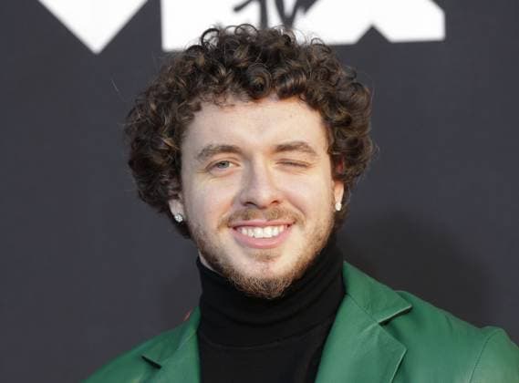 Jack Harlow arrives on the red carpet at the 38th annual MTV Video Music Awards at Barclays Center in New York City on Sunday, September 12, 2021.  NYP20210912941 JOHNxANGELILLO