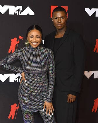 June 8, 2017, New York, NY, USA: Bonang Matheba, Emory Stewart attends the 2021 MTV Video Music Awards at Barclays Center on September 12, 2021 in the Brooklyn borough of New York City. New York USA - ZUMAs181 20170608_zea_s181_349 Copyright: xImagespacex