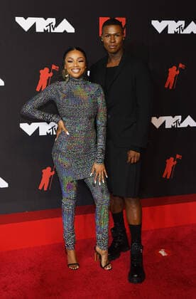 June 8, 2017, New York, NY, USA: Bonang Matheba, Emory Stewart attends the 2021 MTV Video Music Awards at Barclays Center on September 12, 2021 in the Brooklyn borough of New York City. New York USA - ZUMAs181 20170608_zea_s181_350 Copyright: xImagespacex