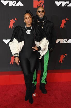 June 8, 2017, New York, NY, USA: Swizz Beatz, Alicia Keys attend the 2021 MTV Video Music Awards at Barclays Center on September 12, 2021 in the Brooklyn borough of New York City. New York USA - ZUMAs181 20170608_zea_s181_368 Copyright: xImagespacex