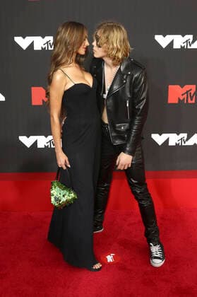 Katarina Deme and The Kid Laroi at the MTV Video Music Awards 2021 at Barclays Center New York, 12 09 2021 Foto:xR.xWagnerx xFuturexImage
