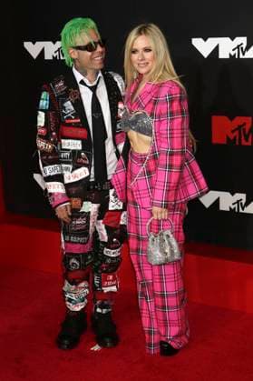 Mod Sun and Avril Lavigne at the MTV Video Music Awards 2021 at Barclays Center New York, 12 09 2021 Foto:xR.xWagnerx xFuturexImage