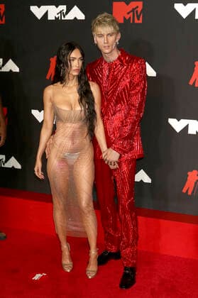 Megan Fox and Machine Gun Kelly at the MTV Video Music Awards 2021 at Barclays Center New York, 12 09 2021 Foto:xR.xWagnerx xFuturexImage