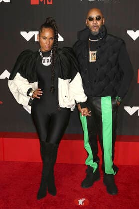 Alicia Keys and Swizz Beatz at the MTV Video Music Awards 2021 at Barclays Center New York, 12 09 2021 Foto:xR.xWagnerx xFuturexImage