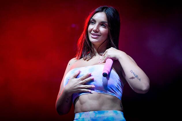 Elettra Lamborghini during Elettra Lamborghini on Tour 2021, Italian singer Music Concert in Codigoro FE , Italy, September 12 2021 Codigoro FE Italy  - ZUMAr Mu 1006576445st Copyright: xEttorexGriffonix xIPAx
