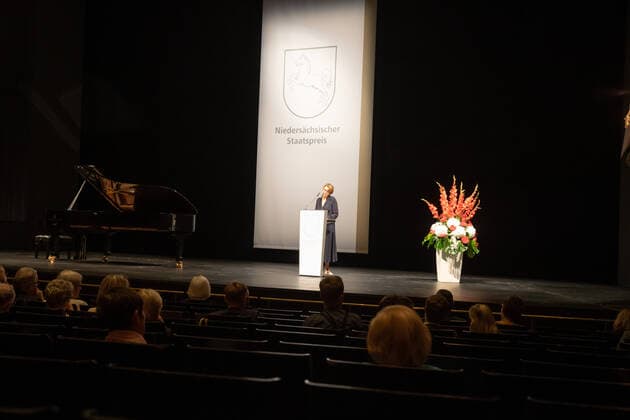 Hanover, Lower Saxony State Prize 2020 Award ceremony at the State Opera House, the prize goes to the entrepreneur Edith Bischof and the pianist Igor LevitThe Lower Saxony State Prize for 2020 SIC goes half to the