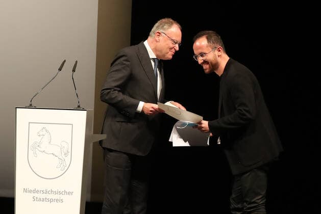 Hanover, Lower Saxony State Prize 2020 Award ceremony at the State Opera House, the prize goes to the entrepreneur Edith Bischof and the pianist Igor Levit, The Lower Saxony State Prize for 2020 SIC goes half to th