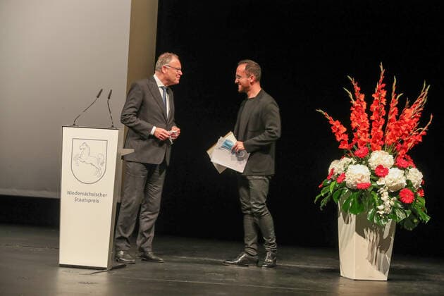 Hanover, Lower Saxony State Prize 2020 Award ceremony at the State Opera House, the prize goes to the entrepreneur Edith Bischof and the pianist Igor Levit, The Lower Saxony State Prize for 2020 SIC goes half to th