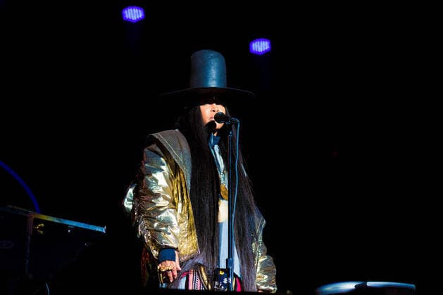 September 12, 2021, Chicago, Illinois, USA: CHICAGO, IL - SEPTEMBER 12h: Erykah Badu headlines Day 3 at Pitchfork 2021 in Chicago Illinois. ( imageSPACE) Chicago USA - ZUMAs181 20210912_zea_s181_142 Copyright: xAnniexLesserx