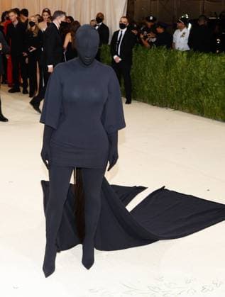 Kim Kardashian arrives for The Met Gala at The Metropolitan Museum of Art celebrating the opening of In America: A Lexicon of Fashion in New York City on Monday, September 13, 2021.  NYP20210913609 JOHNxANGELILLO