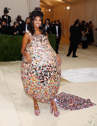 Natalia Bryant arrives for The Met Gala at The Metropolitan Museum of Art celebrating the opening of In America: A Lexicon of Fashion in New York City on Monday, September 13, 2021.  NYP20210913599 JOHNxANGELILLO