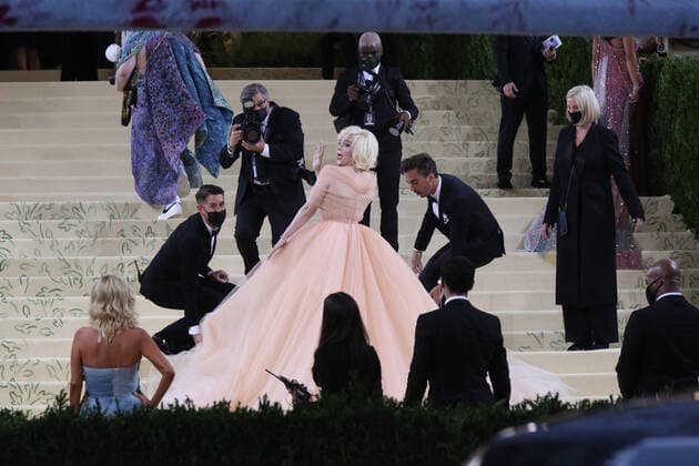 September 13, 2021, New York City, New York, USA: BILLIE EILISH attends the Met Gala 2021 celebrating Ã¢â‚¬oeIn America:A Lexicon of FashionÃ¢â‚¬Â.The Metropolitan Museum of Art, NYC.September 13, 2021. New York City USA - ZUMAms4_ 20210913_zaf_ms4_003 Copyright: xSoniaxMoskowitzxGordonx