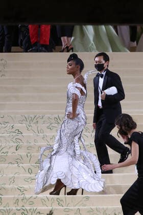 September 13, 2021, New York City, New York, USA: GABRIELLE UNION attends the Met Gala 2021 celebrating Ã¢â‚¬oeIn America:A Lexicon of FashionÃ¢â‚¬Â.The Metropolitan Museum of Art, NYC.September 13, 2021. New York City USA - ZUMAms4_ 20210913_zaf_ms4_012 Copyright: xSoniaxMoskowitzxGordonx