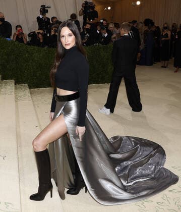 Kacey Musgraves arrives on the red carpet for The Met Gala at The Metropolitan Museum of Art celebrating the opening of In America: A Lexicon of Fashion in New York City on Monday, September 13, 2021.  NYP20210913357 JOHNxANGELILLO