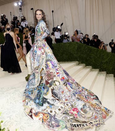 Jordan Roth arrives on the red carpet for The Met Gala at The Metropolitan Museum of Art celebrating the opening of In America: A Lexicon of Fashion in New York City on Monday, September 13, 2021.  NYP20210913333 JOHNxANGELILLO