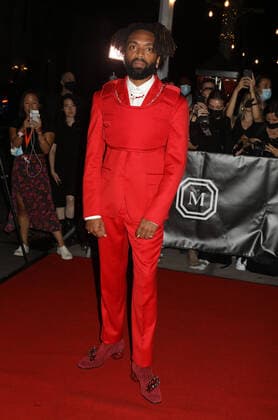 September 13, 2021, New York, New York, USA: Founder of Pyer Moss KERBY JEAN-RAYMOND attends the 2021 VIP Met Gala departures held at The Mark Hotel. New York USA - ZUMAk03_ 20210913_zaf_k03_302 Copyright: xNancyxKaszermanx