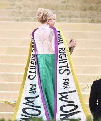 NEW YORK, NEW YORK - SEPTEMBER 13: Carolyn B. Maloney at the 2021 Met Gala benefit In America: A Lexicon of Fashion at Metropolitan Museum of Art on September 13, 2021 in New York City. Copyright: xJohnxPalmerx