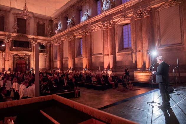 STOCKHOLM 20210915 King Carl Gustaf and Queen Silvia attend a concert arranged by the organistation Music at the Palace at the Royal Palace in Stockholm, Sweden STOCKHOLM SWEDEN x10080x,  Copyright: xFredrikxSandberg TTx SWEDEN ROYAL CONCERT
