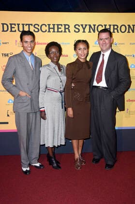 David Hermlin, Joyce Hermlin, Rachel Hermlin and Andrej Hermlin at the award ceremony of the German Dubbing Award 2021 at the Tipi am Kanzleramt Berlin, 15 09 2021 Foto:xN.xKubelkax xFuturexImage