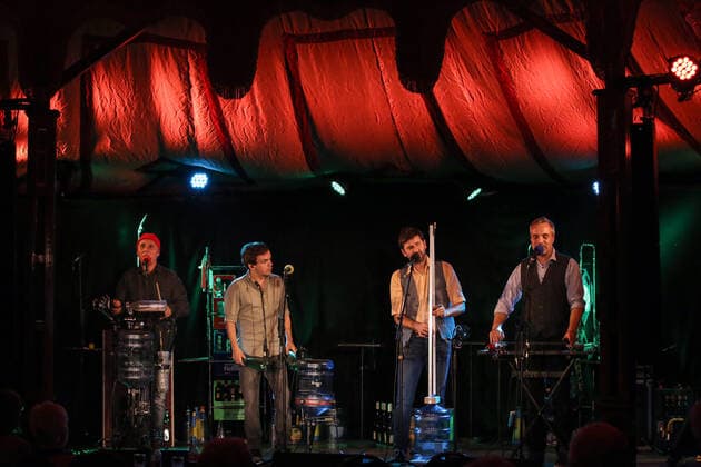GlasBlasSing in the mirror tent at the Apollo Theater Apollo Theater on 15 09 2021 in Siegen Germany