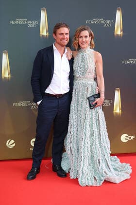 Leo Reisinger and Wolke Hegenbarth arriving at the German Television Award ceremony on 16 09 2021 in Cologne German Television Award ceremony 2021 in Cologne