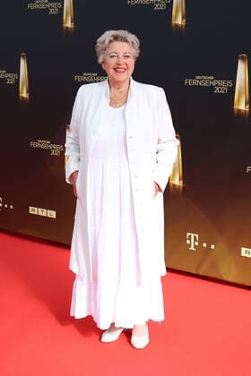 Marie Luise Marjan at the arrival to the German Television Award ceremony on 16 09 2021 in Cologne German Television Award ceremony 2021 in Cologne