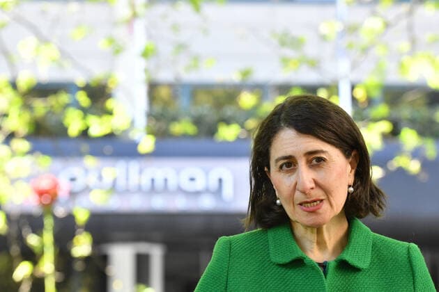 GLADYS BEREJIKLIAN COVID19 PRESSER, NSW Premier Gladys Berejiklian speaks to the media during a press conference in Sydney, Friday, September 17, 2021. ( NO ARCHIVING, EDITORIAL USE ONLY, NO USE IN BOOKS WITHOUT CONSENT SYDNEY NSW AUSTRALIA  Copyright: xDEANxLEWINSx 20210917001576958688