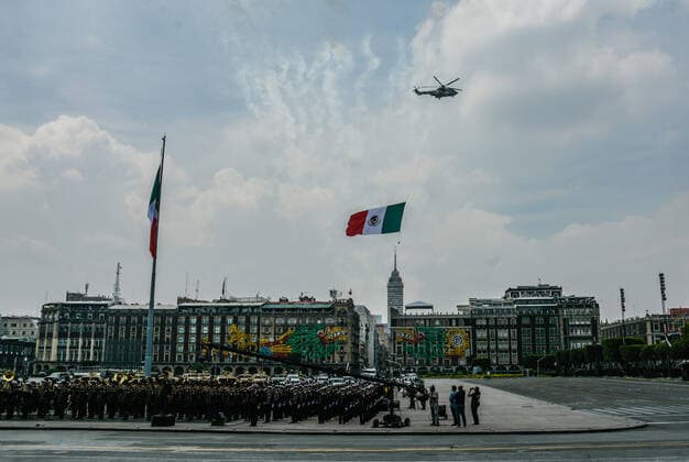 Military Parade Of 211th Anniversary Of Independence Day MEXICO CITY, MEXICO - SEPTEMBER 16, 2021: A Militar of Mexican army takes part during the Military Parade to commemorate the 211th Anniversary of Mexico s Independence Day at Mexico City downtown on September 16, 2021 in Mexico City, Mexico. (Photo by Aidee Martinez Eyepix Group) Copyright: xAideexMartinezx EYEPIXGROUP_AMA_16092021_5034