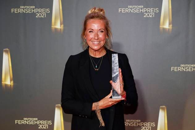Andrea Kiewel at the award ceremony of the German Television Award 2021 at the Tanzbrunnen Cologne, 16 09 2021 Foto:xC.xHardtx xFuturexImage
