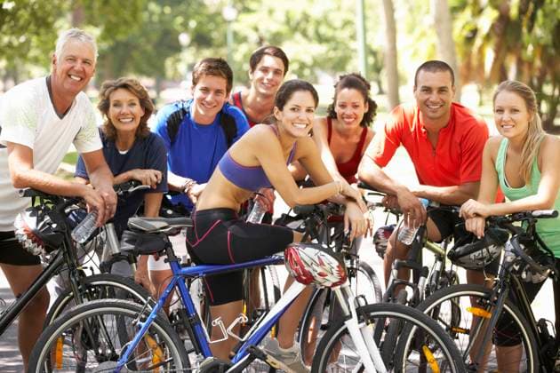 team,bicycle trip,teams,bicycle trips mmq-s4b ,model released, Symbolfoto