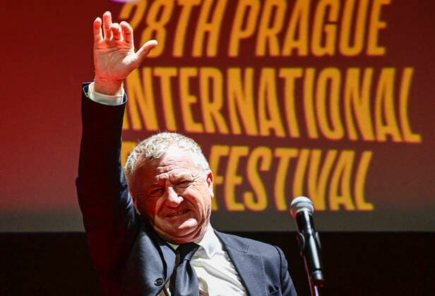 Filmfest Febiofest in Prag - Mike Downey erhält Kristian Award British producer Mike Downey received Kristian Award during the opening of the International film Festival Febiofest in Prague, Czech Republic, September 17, 2021. (CTKxPhoto RomanxVondrous) CTKPhotoP2021091707676  vnd 5