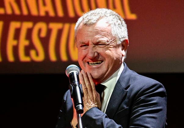 Filmfest Febiofest in Prag - Mike Downey erhält Kristian Award British producer Mike Downey received Kristian Award during the opening of the International film Festival Febiofest in Prague, Czech Republic, September 17, 2021. (CTKxPhoto RomanxVondrous) CTKPhotoP2021091707770  vnd 7