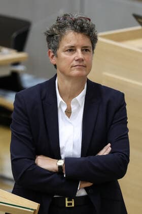 Infrastrukturministerin Dr. Lydia Hueskens Hüskens (FDP,Sachsen Anhalt) - Sitzung im Landtag von Sachsen Anhalt mit dem Thema Abellio Insolvenz - öffentlicher Regionalverkehr sichern, ausbauen und in öffentlicher Hand geben *** Infrastructure Minister Dr Lydia Hueskens Hüskens FDP,Saxony Anhalt meeting in the Saxony Anhalt state parliament with the topic Abellio insolvency public regional transport secure, expand and give in public hands