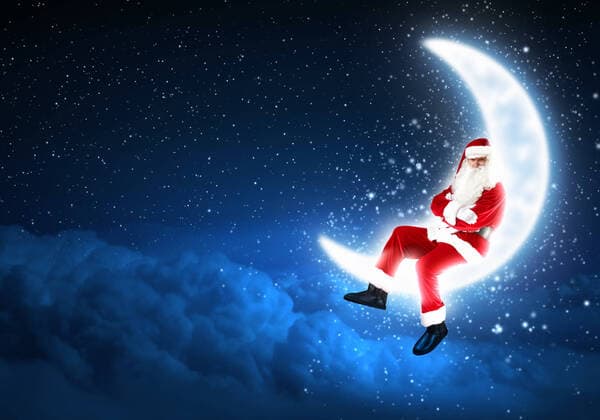 weihnachtsmann,sterne,mondsichel,nikolaus,nikoläuse,weihnachtsmänner,stern,himmelskörper,sichelmond *** santa clause,stars,crescent,santa,star,crescents vd0-fov ,model released, Symbolfoto