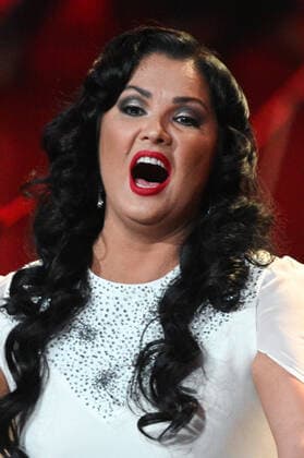 Russia Opera Singer Netrebko Anniversary 6653972 18.09.2021 Opera singer Anna Netrebko performs during a concert marking her 50th birthday, at the State Kremlin Palace, Moscow, Russia. Ramil Sitdikov Sputnik Moscow Russia  Copyright: xRamilxSitdikovx