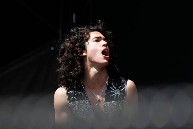 Singer Conan Gray performs on stage during the iHeartRadio Music Festival Daytime Concerts at Area15 in Las Vegas, Nevada on Saturday, September 18, 2021.  LAV2021091859 JAMESxATOA