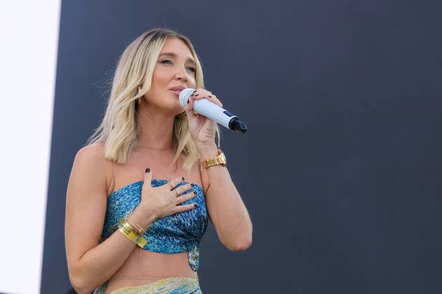 September 19, 2021, Newport, United Kingdom: English television personality and singer, songwriter Megan Elizabeth McKenna, who appeared on reality TV shows Celebrity Big Brother and The Only Way Is Essex performs live on stage at the Isle of Wight festival. Newport United Kingdom - ZUMAs197 20210919_zaa_s197_141 Copyright: xDawnxFletcher-Parkx