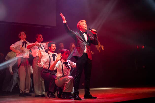 Host Pelle Emil Hebsgaard The Lauritzen Prize will be awarded at the Folketeatret on Sunday 19 September  Copyright: MartinxSylvestx COP105 spdk20210919-224530-L