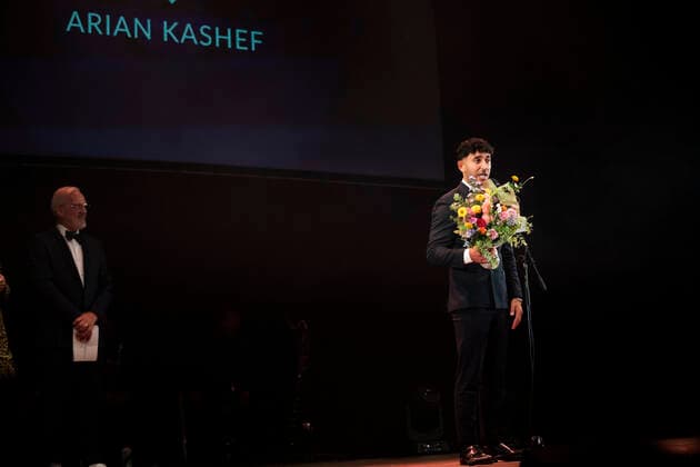 The BELIEVE IN YOU prize is awarded to Arian Kashef Lauritzen the prize will be award  Copyright: MartinxSylvestx COP105 spdk20210919-224837-L