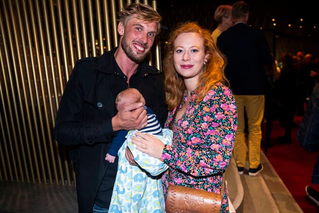 Sara Viktoria Bjerregaard, Girlfriend and newborn Baby at  Copyright: MartinxSylvestx COP105 spdk20210919-233550-L