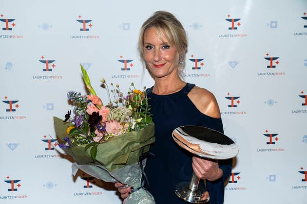 Anette Stoevelbaek after the show Lauritzen the prize will be awarded at the Folketeatret on Sunday  Copyright: MartinxSylvestx COP105 spdk20210919-235138-L