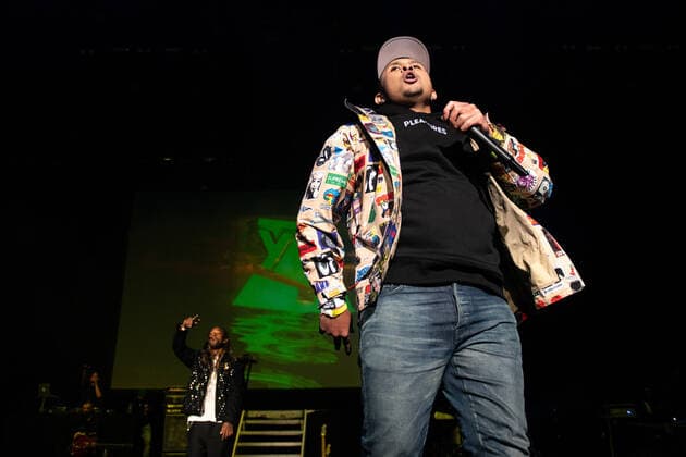 September 18, 2021, Concord, CA, USA: Ty Dolla $ign and P-Lo perform on Day One of the Lights on Festival at Concord Pavilion on September 18, 2021 in Concord, California. ( Chris Tuite imageSPACE) Concord USA - ZUMAs181 20210918_zea_s181_317 Copyright: xImagespacex