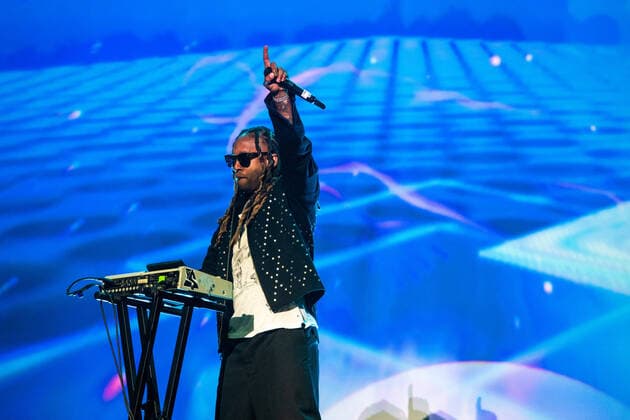 September 18, 2021, Concord, CA, USA: Ty Dolla $ign performs on Day One of the Lights on Festival at Concord Pavilion on September 18, 2021 in Concord, California. ( Chris Tuite imageSPACE) Concord USA - ZUMAs181 20210918_zea_s181_303 Copyright: xImagespacex