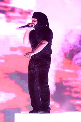 MIAMI FL - SEPTEMBER 19: Trippie Redd performs during the Tripp at Knight Tour held at the FPL Solar Amphitheater at Bayfront Park on September 19, 2021 in Miami, Florida. Copyright: xmpi04x