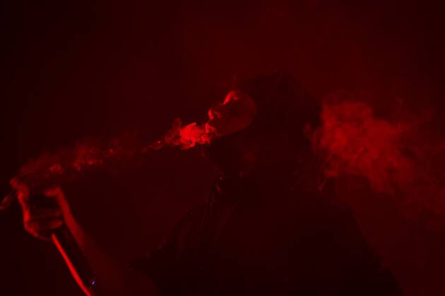 MIAMI FL - SEPTEMBER 19: Trippie Redd performs during the Tripp at Knight Tour held at the FPL Solar Amphitheater at Bayfront Park on September 19, 2021 in Miami, Florida. Copyright: xmpi04x