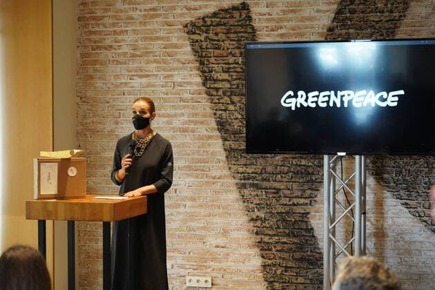 Raquel Sanchez Silva at the Lurra Greenpeace San Sebastian film festival awards ceremony Cordon Press