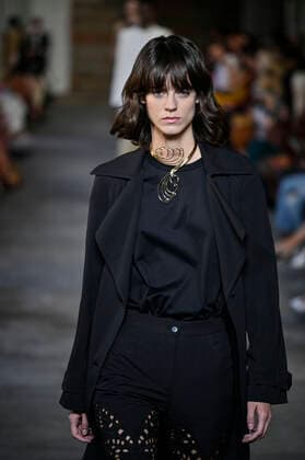 Milan, Milan Fashion Week, Women Spring Summer 2022. Milan, Women s Fashion, Spring Summer 2022. ALBERTA FERRETTI Fashion show catwalk Pictured: Model  Copyright: xRiccardoxGiordanox xIPAx xModaxMilanox