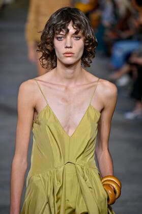 Milan, Milan Fashion Week, Women Spring Summer 2022. Milan, Women s Fashion, Spring Summer 2022. ALBERTA FERRETTI Fashion show catwalk Pictured: Model  Copyright: xRiccardoxGiordanox xIPAx xModaxMilanox